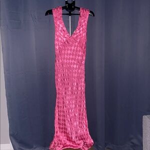 Maxi Dress in Hot Pink